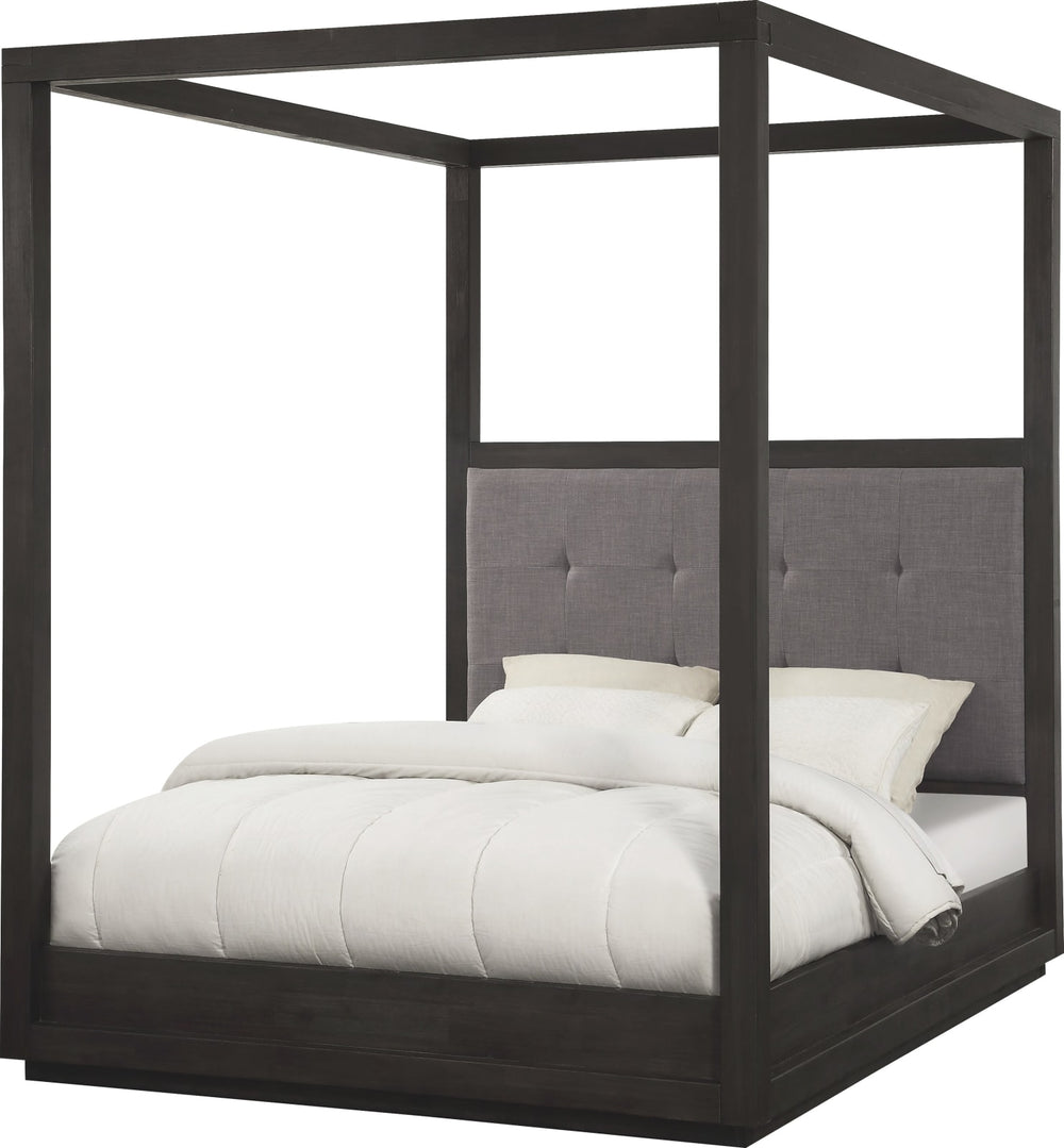 Oxford California King-Size Canopy Bed in Dolphin – view 4