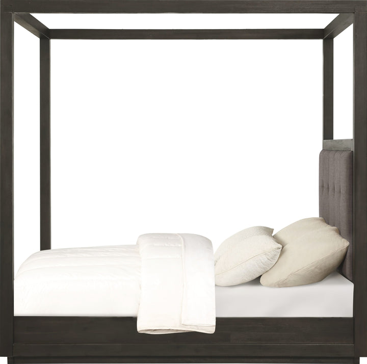 Oxford Queen-Size Canopy Bed in Dolphin – view 6