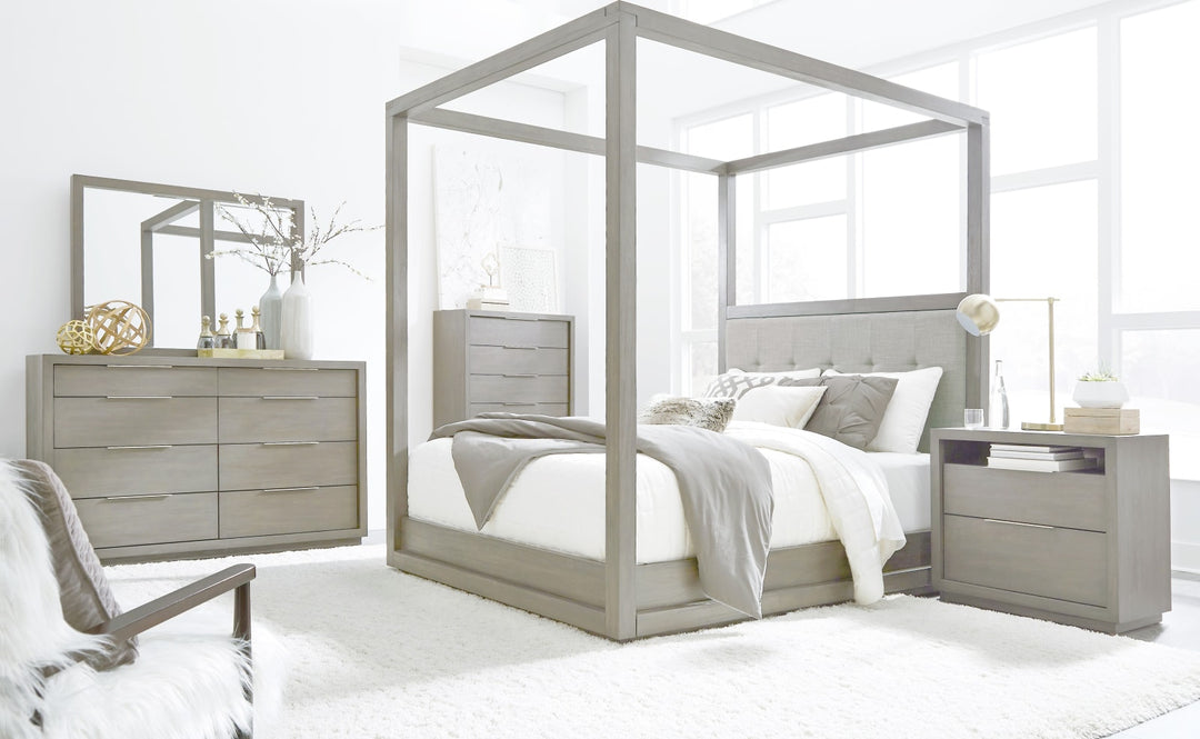 Oxford Canopy Bed in Mineral – view 2