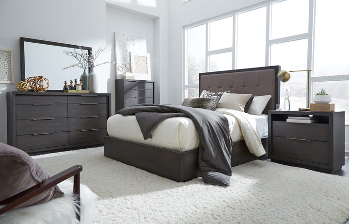 Oxford Queen-Size Storage Bed in Dolphin – view 2