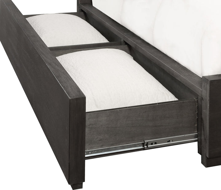 Oxford Queen-Size Storage Bed in Dolphin – view 5