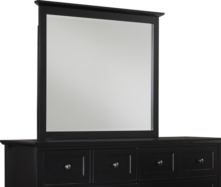 Paragon Beveled Glass Mirror in Black – view 2
