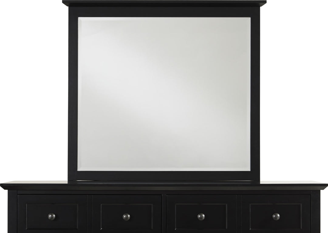 Paragon Beveled Glass Mirror in Black – view 3