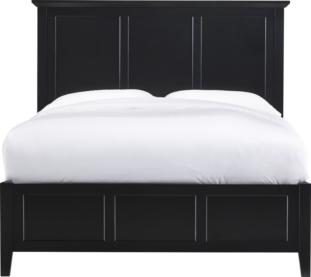 Paragon Queen-size Panel Bed in Black – view 5