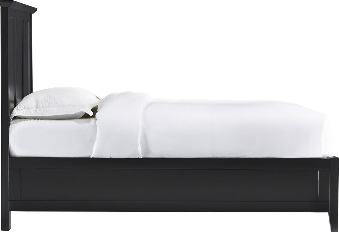 Paragon Queen-size Panel Bed in Black – view 6
