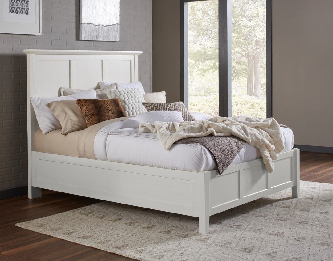 Paragon King-size Panel Bed in White