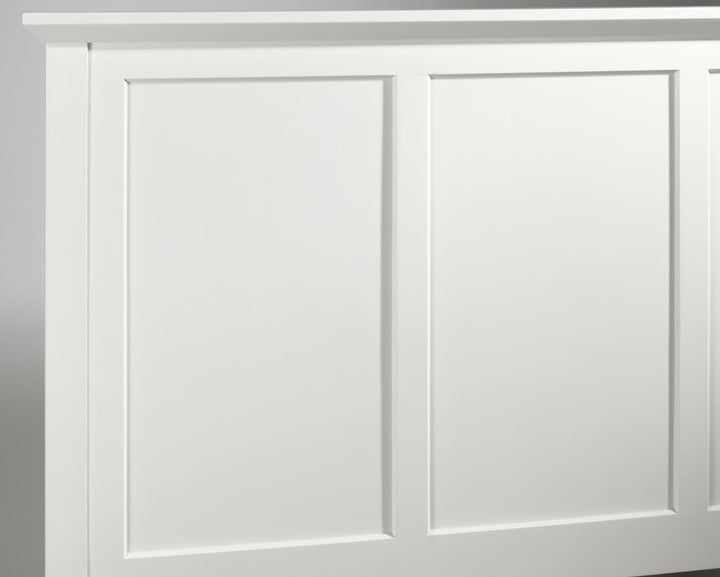 Paragon King-size Panel Bed in White – view 3
