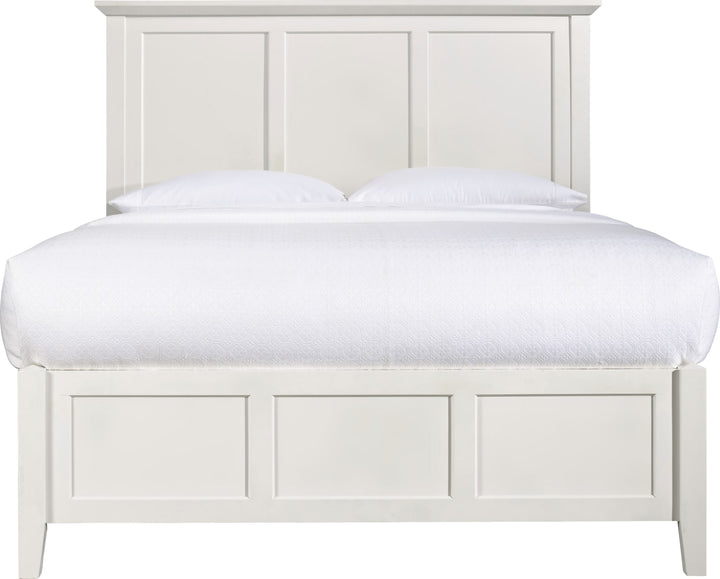 Paragon Full-size Panel Bed in White – view 4