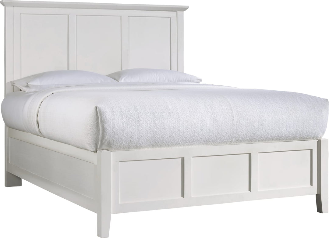 Paragon King-size Panel Bed in White – view 5