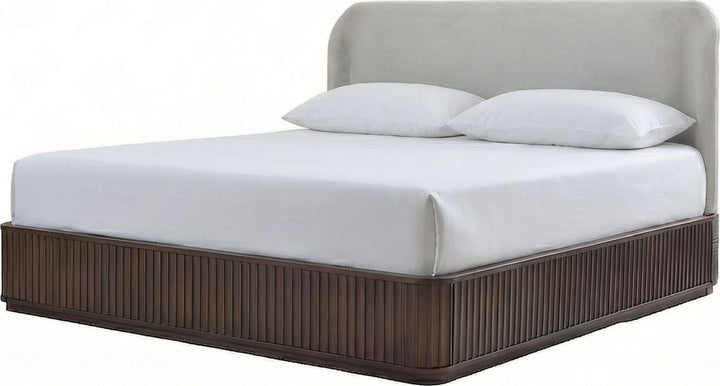 Penny Fluted QN Bed - Ch Ms – view 5