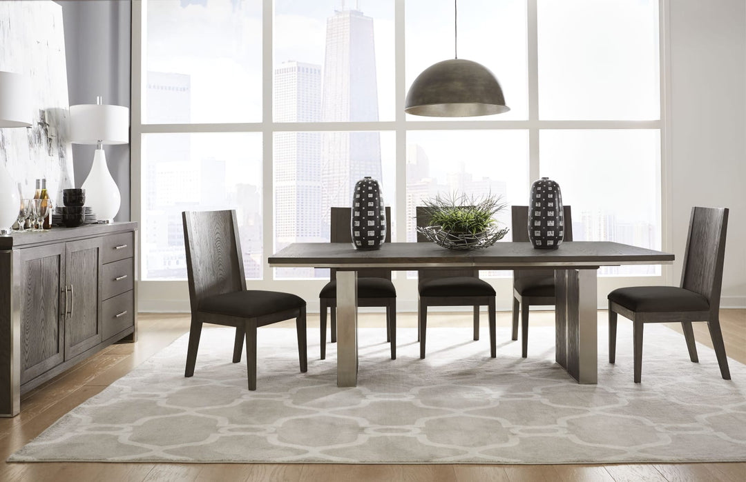 Plata Extension Dining Table in Thunder Grey – view 3
