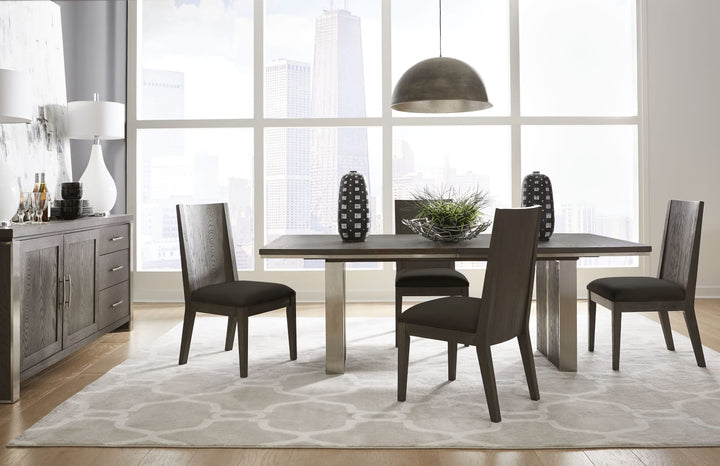 Plata Extension Dining Table in Thunder Grey – view 4