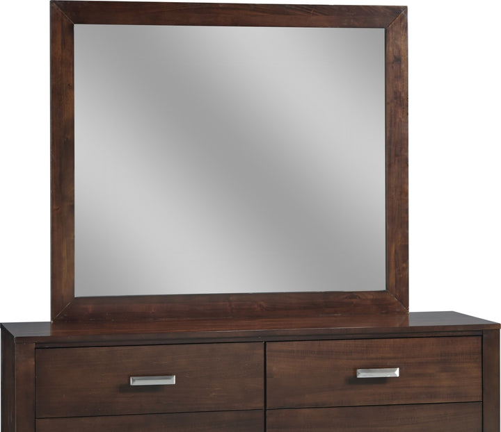 Riva Mirror in Chocolate Brown – view 4