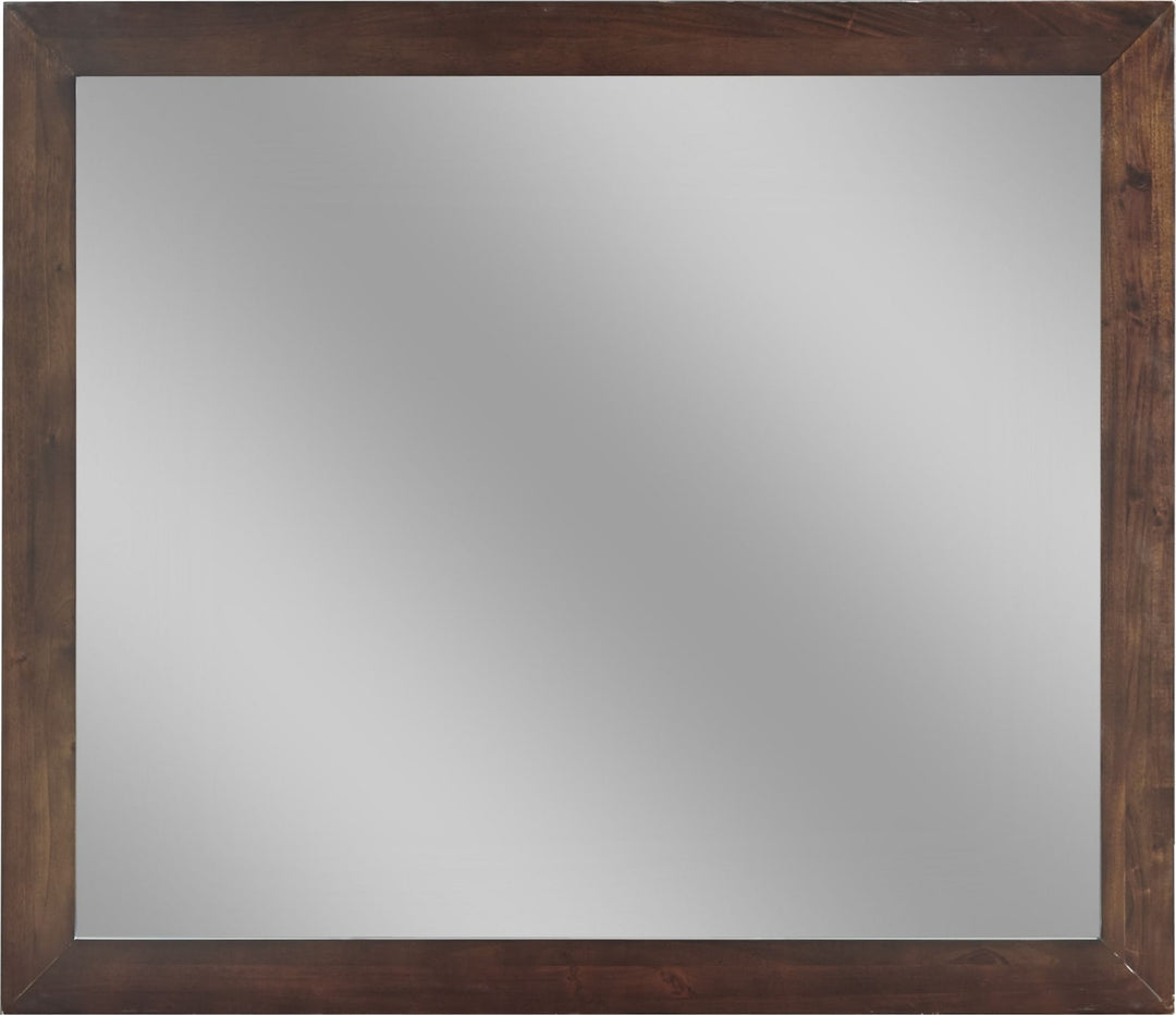 Riva Mirror in Chocolate Brown – view 5