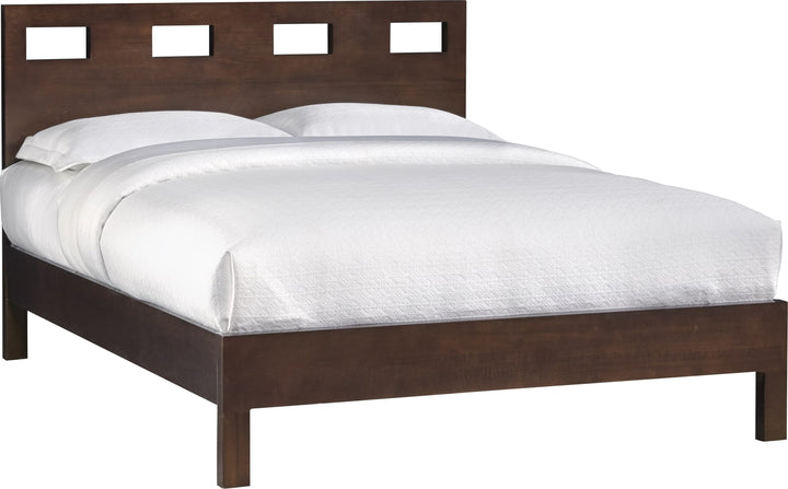 Riva Twin-size Platform Bed in Chocolate Brown – view 6