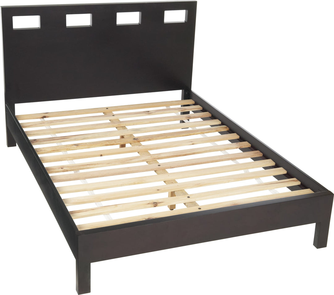 Nevis King Size Riva Platform Bed in Espresso – view 10