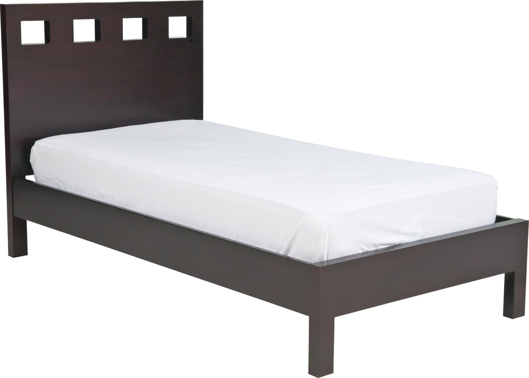 Nevis Twin Size Riva Platform Bed in Espresso – view 6