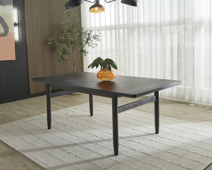 Rockport Double Extension Dining Table in Yin