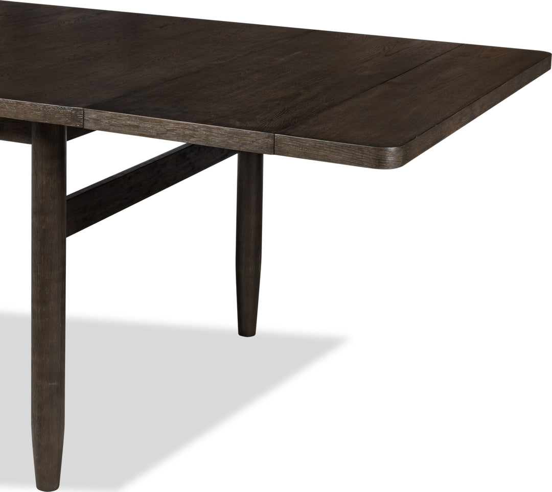Rockport Double Extension Dining Table in Yin – view 6