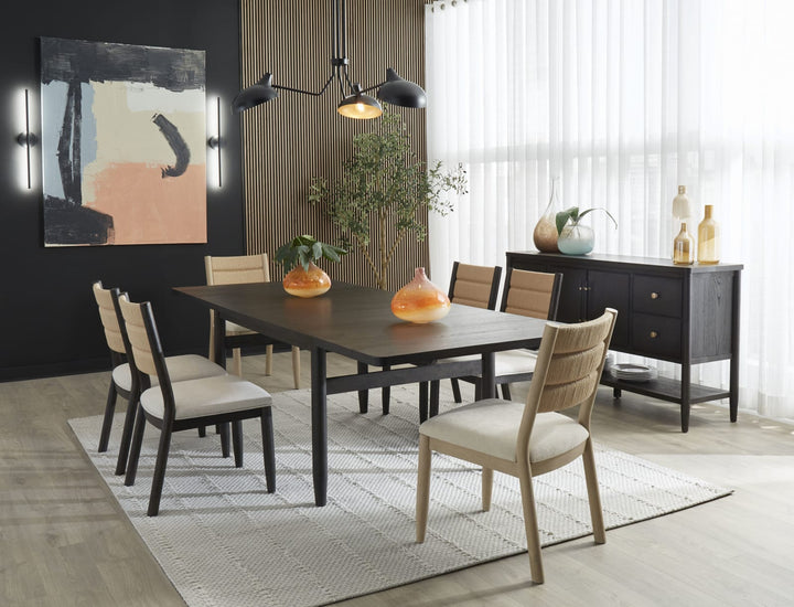 Rockport Double Extension Dining Table in Yin – view 8