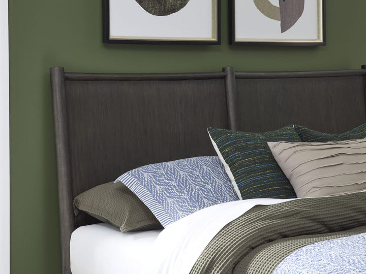 Rockport Oak Wood California King-size Platform Bed in Yin – view 2