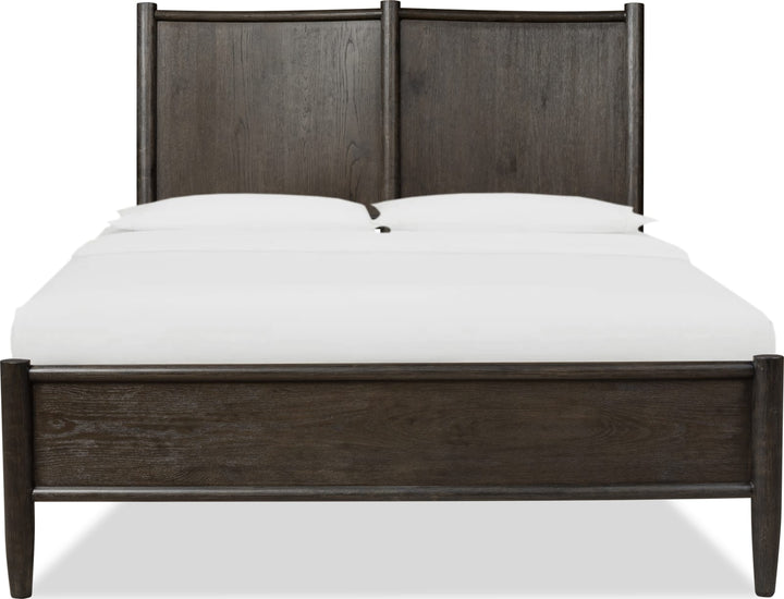 Rockport Oak Wood California King-size Platform Bed in Yin – view 4