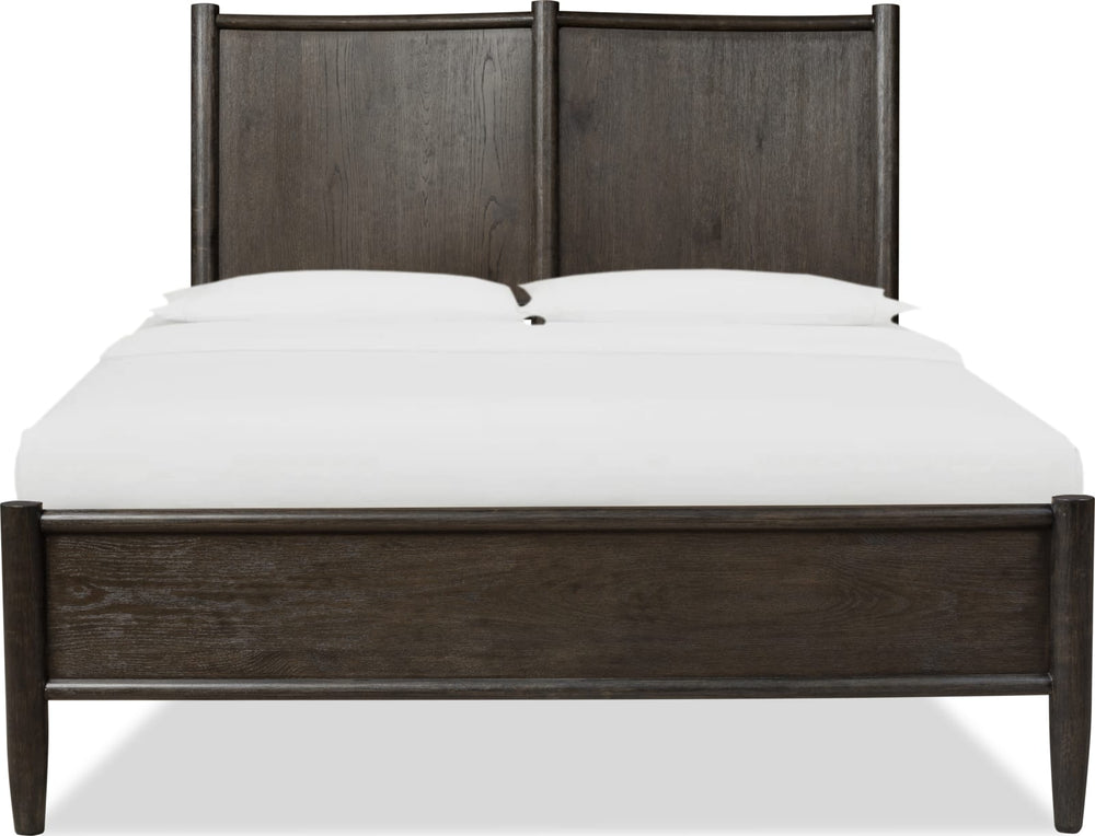 Rockport Oak Wood King-size Platform Bed in Yin – view 4