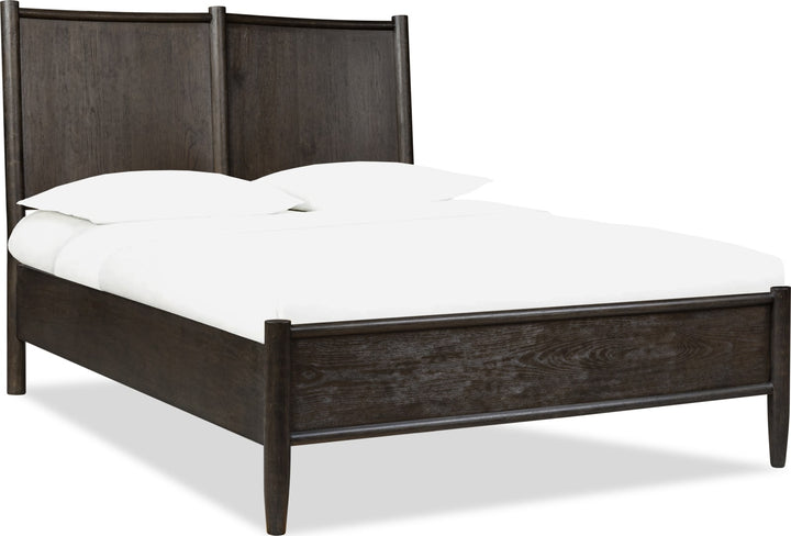 Rockport Oak Wood California King-size Platform Bed in Yin – view 5