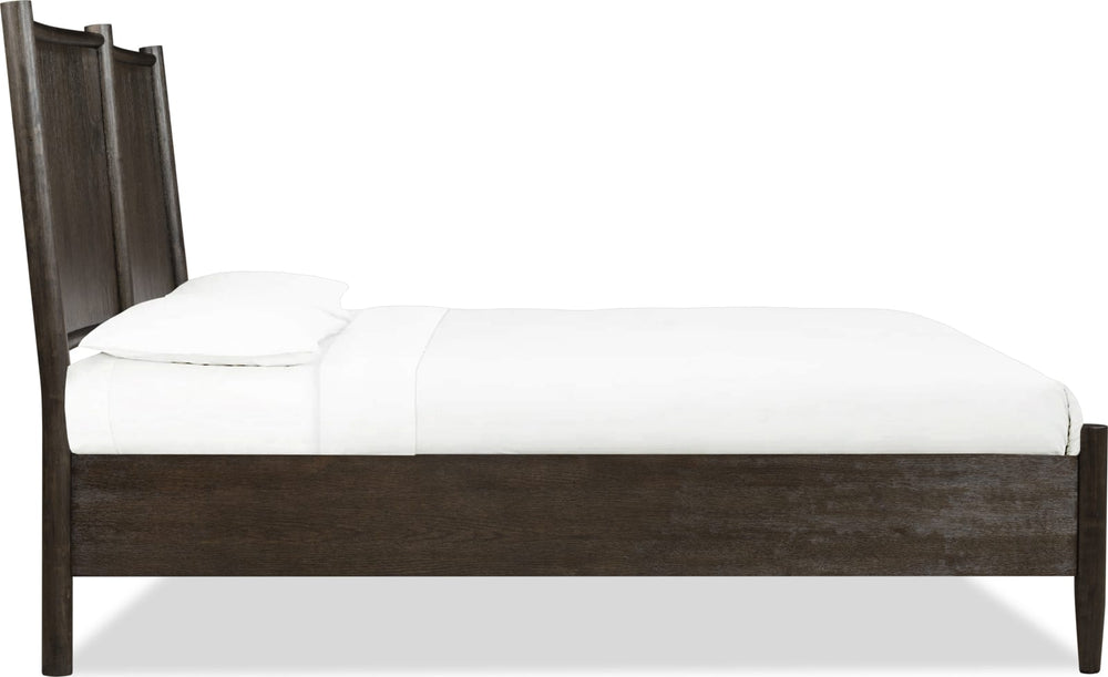 Rockport Oak Wood California King-size Platform Bed in Yin – view 6