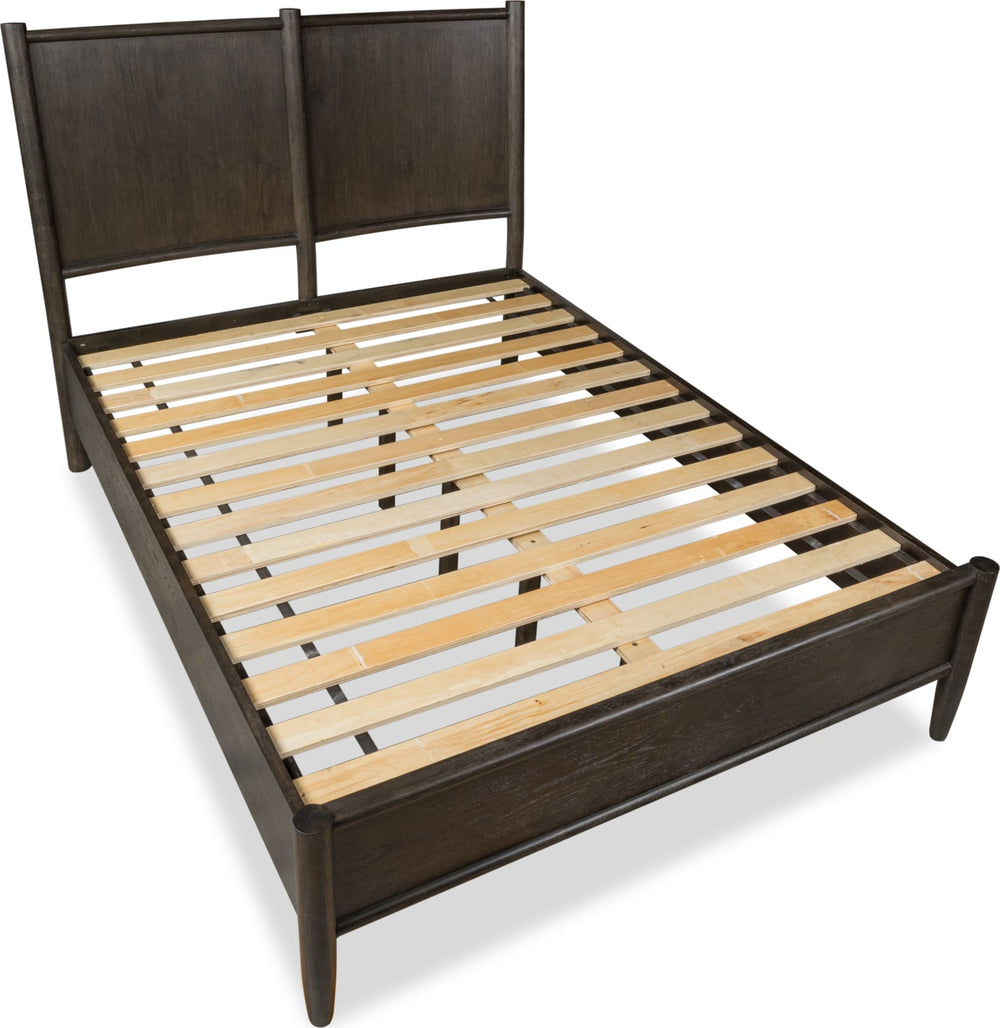 Rockport Oak Wood California King-size Platform Bed in Yin – view 9