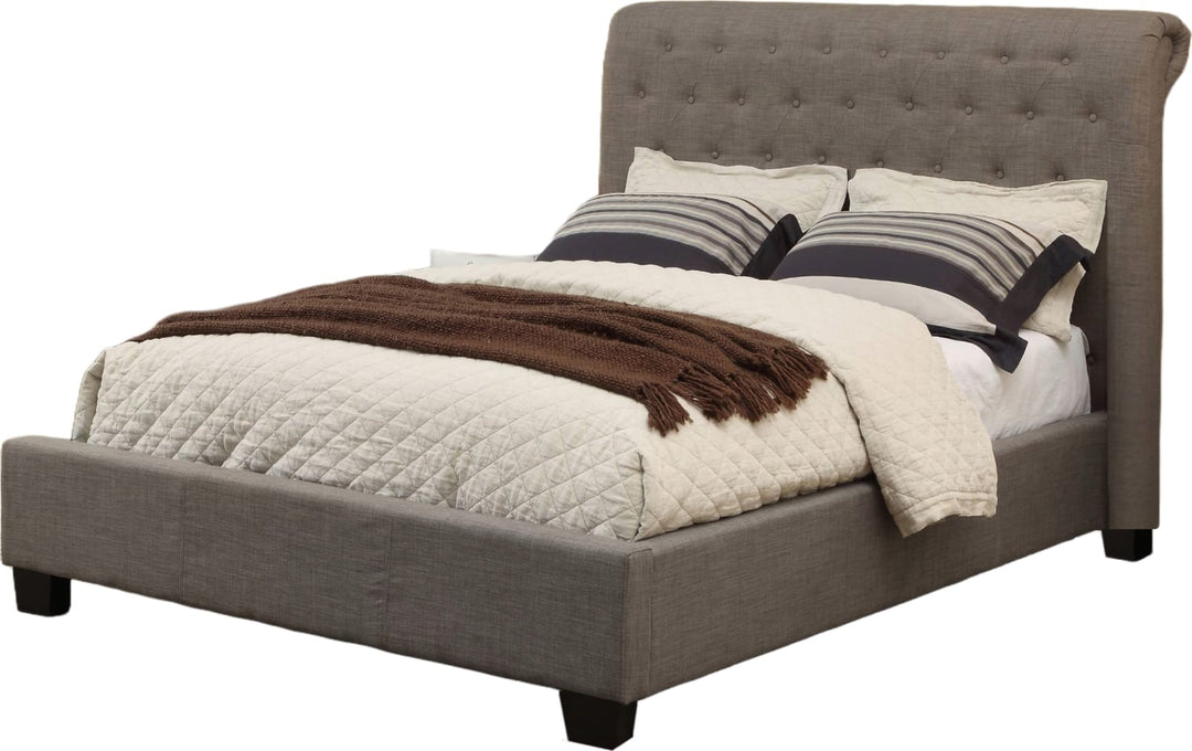 Royal Queen-size Tufted Platform Storage Bed – view 8