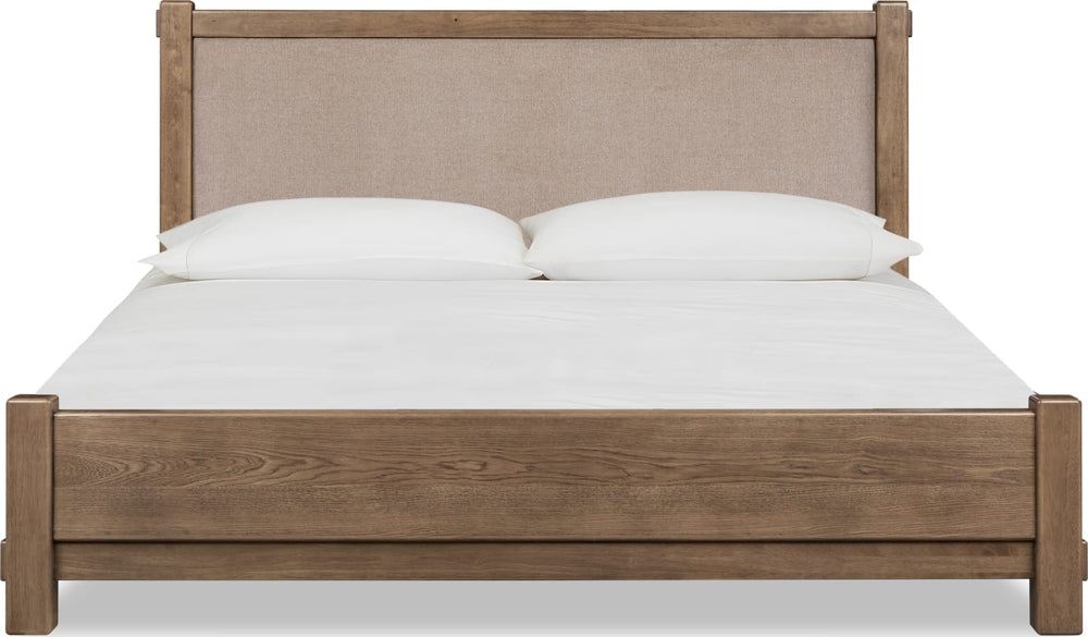 Roycroft QN Bed - Bn/Hrvst Wd
