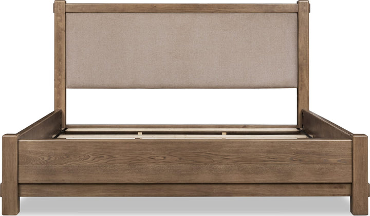 Roycroft QN Bed - Bn/Hrvst Wd – view 2
