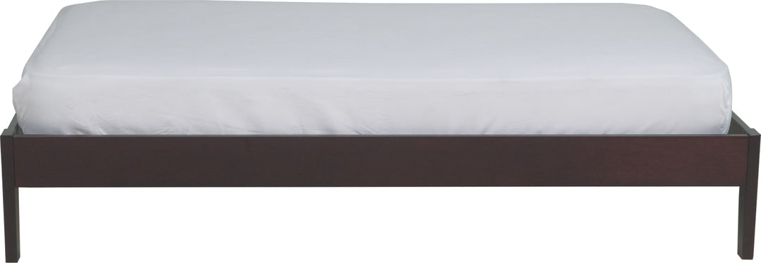 Nevis Full Size Simple Platform Bed in Espresso – view 7