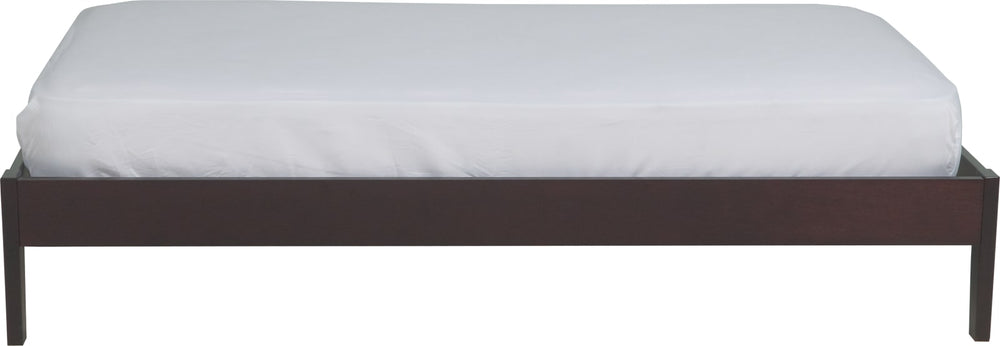 Nevis California King Size Simple Platform Bed in Espresso – view 7