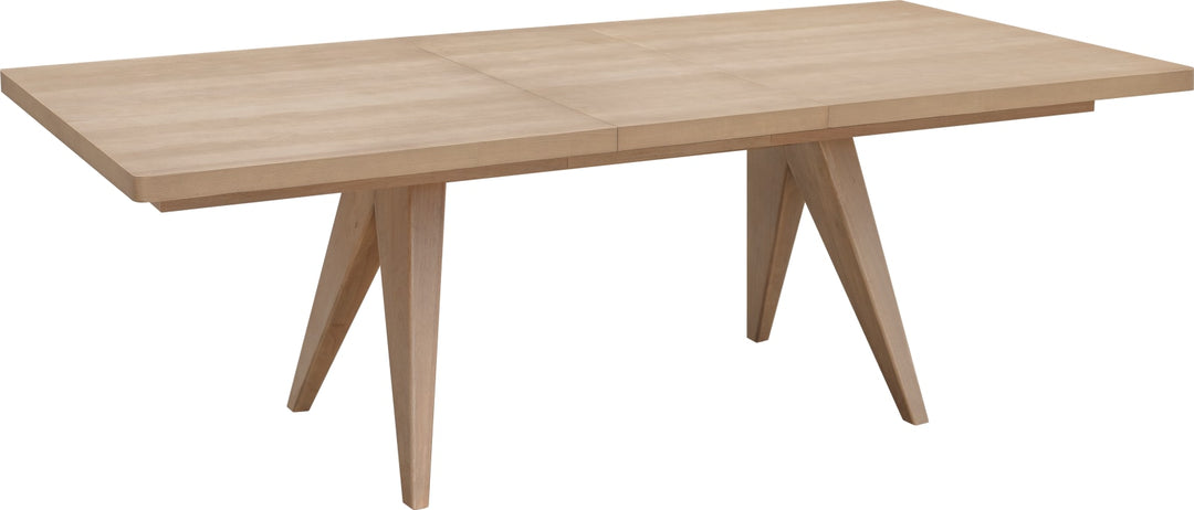Sumire Ash Wood Rectangular Extension Table in Ginger – view 2
