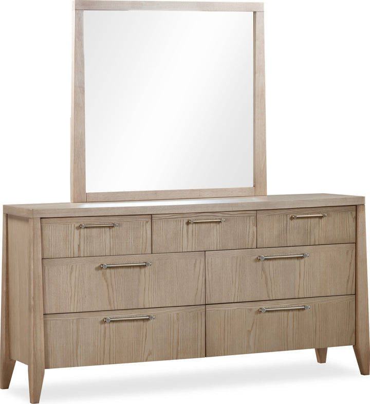 Sumire Seven Drawer Ash Wood Dresser in Ginger – view 2