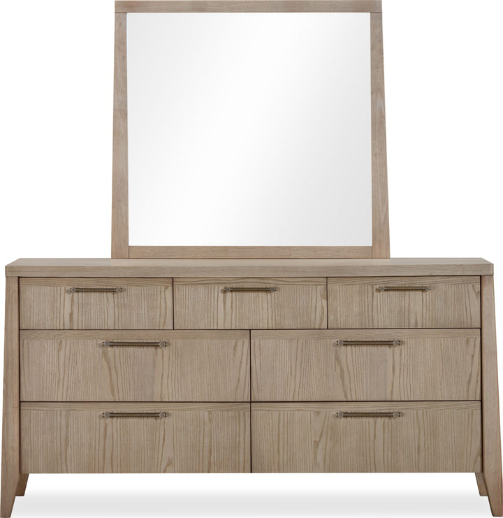 Sumire Seven Drawer Ash Wood Dresser in Ginger – view 3