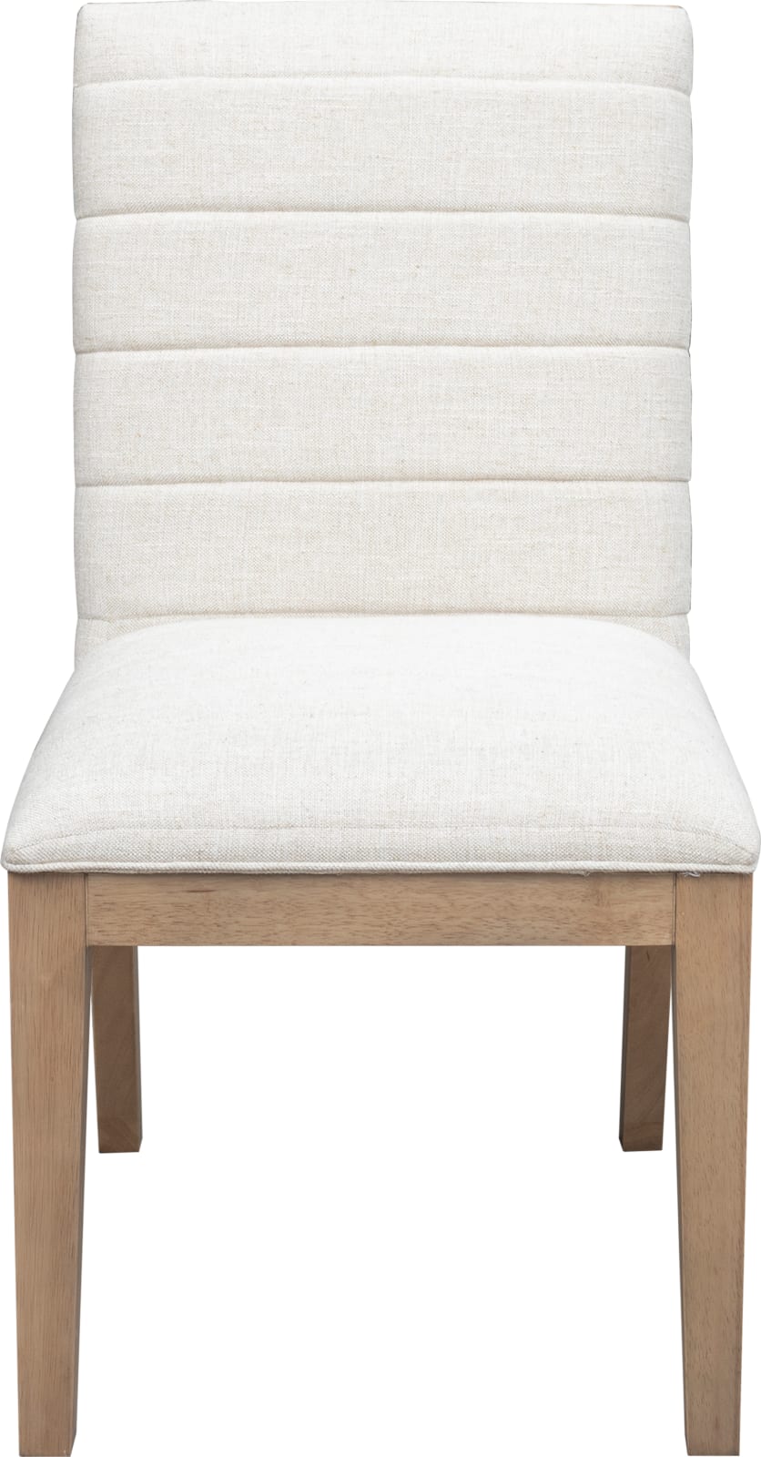 Sumire Solid Wood Dining Chair in Ginger and Natural Linen – view 3