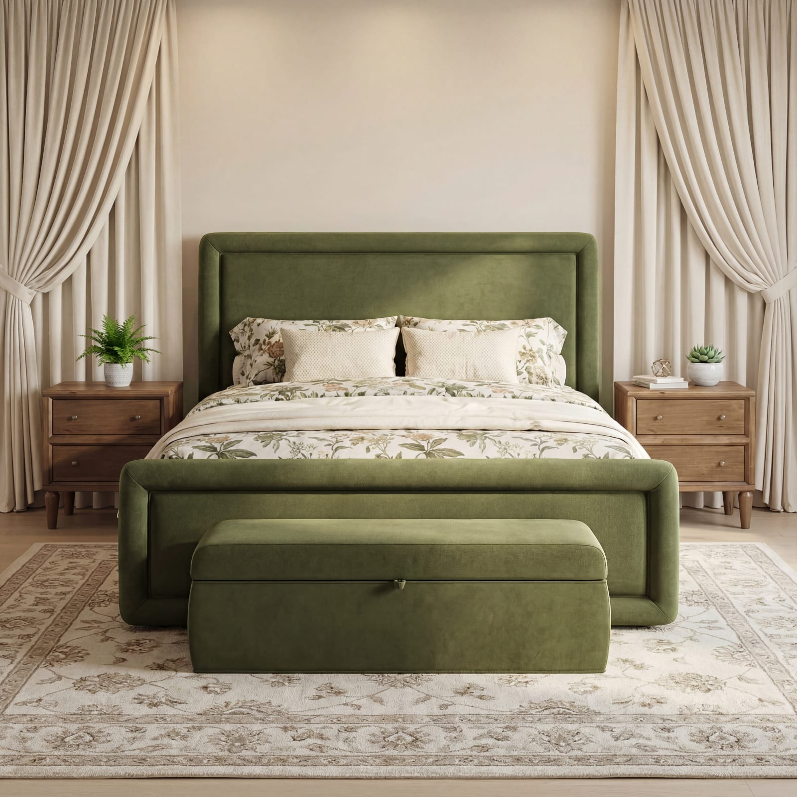 Summit Uph King Bed - Moss – view 2