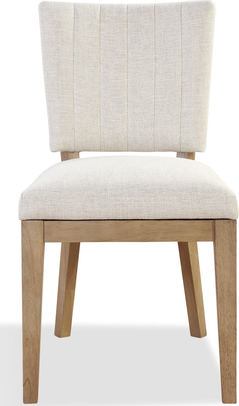 Sumner Channel Back Upholstered Dining Chair in Natural – view 2