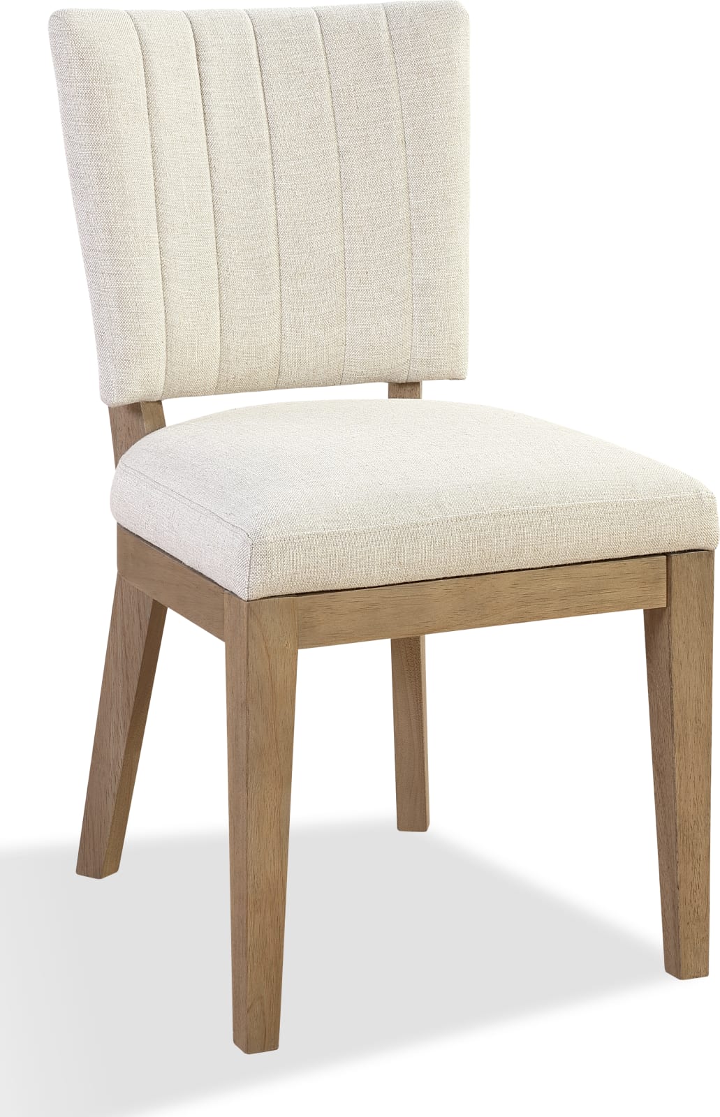 Sumner Channel Back Upholstered Dining Chair in Natural – view 3