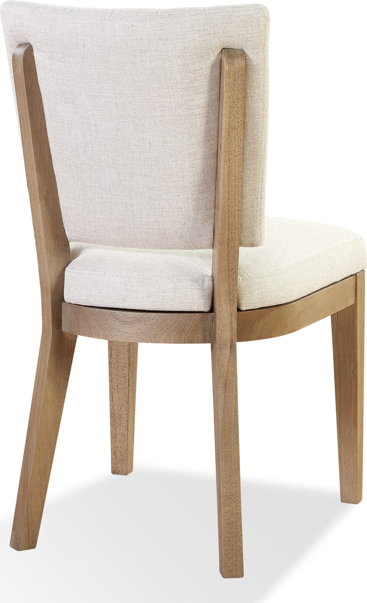 Sumner Channel Back Upholstered Dining Chair in Natural – view 5