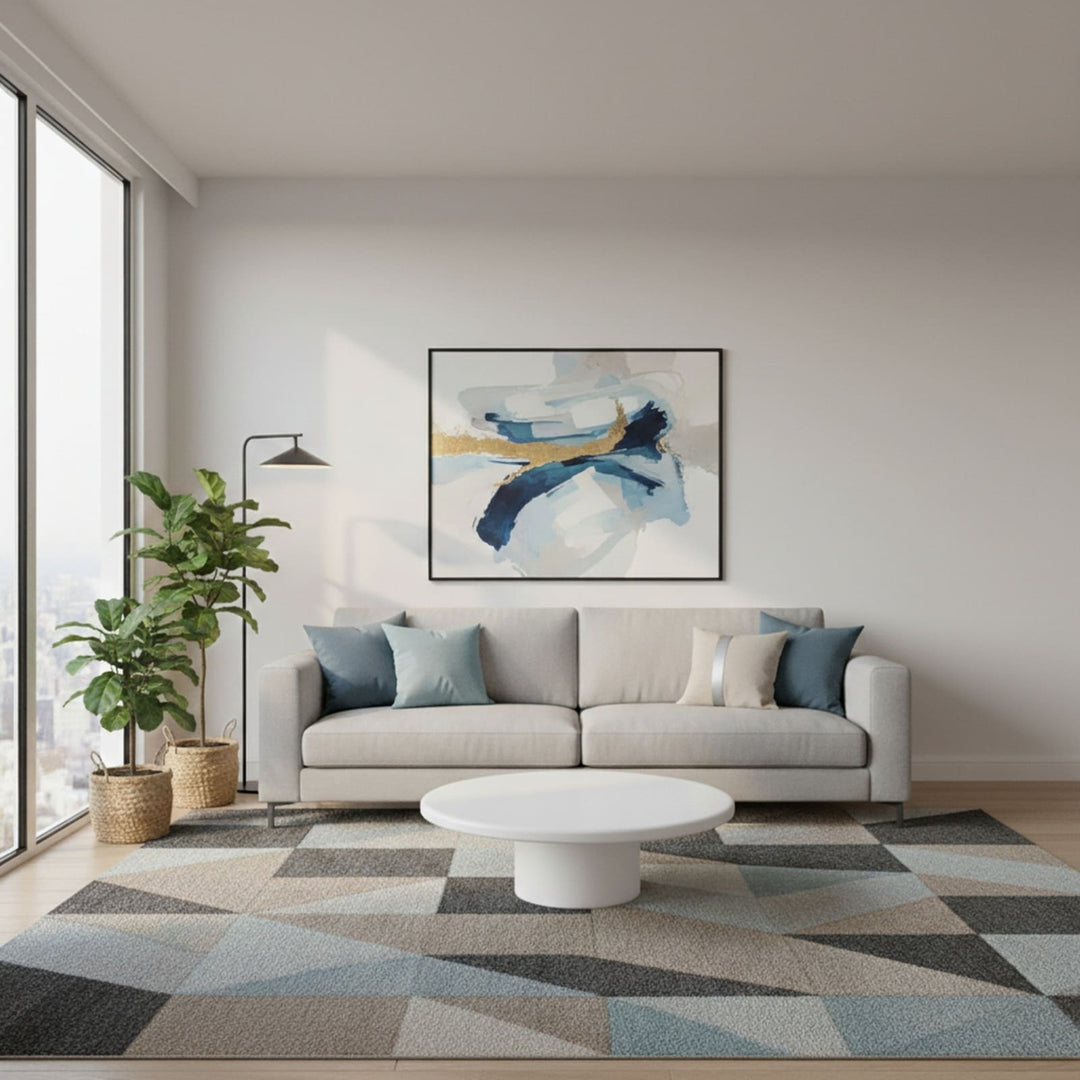 Sven Short Wooden Coffee Table in Rice