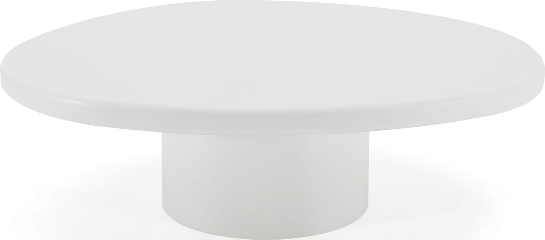 Sven Short Wooden Coffee Table in Rice – view 2