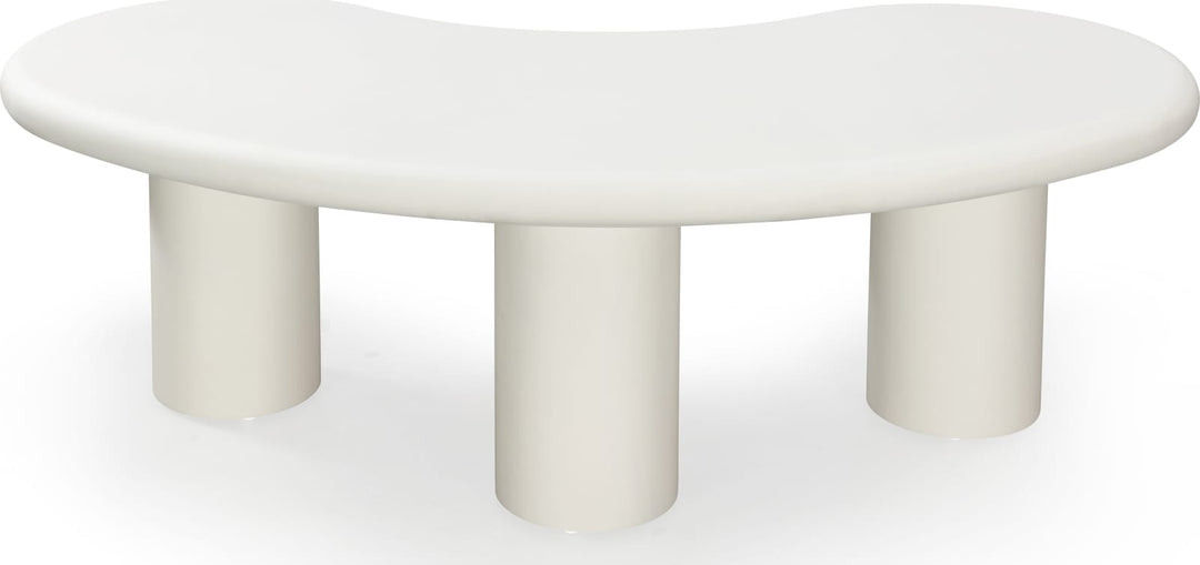 Sven Tall Wooden Coffee Table in Rice – view 3