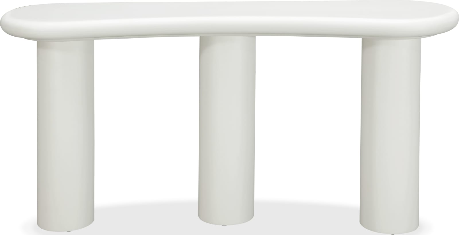 Sven Wooden Console Table in Rice – view 2