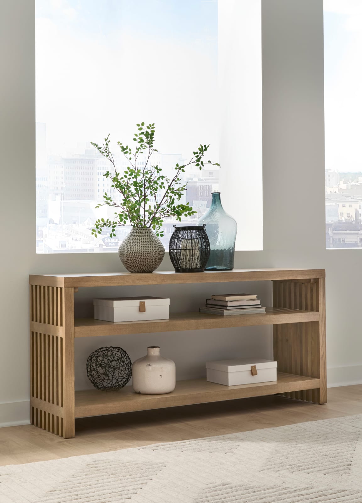 Tanner Console Table - Flaxen