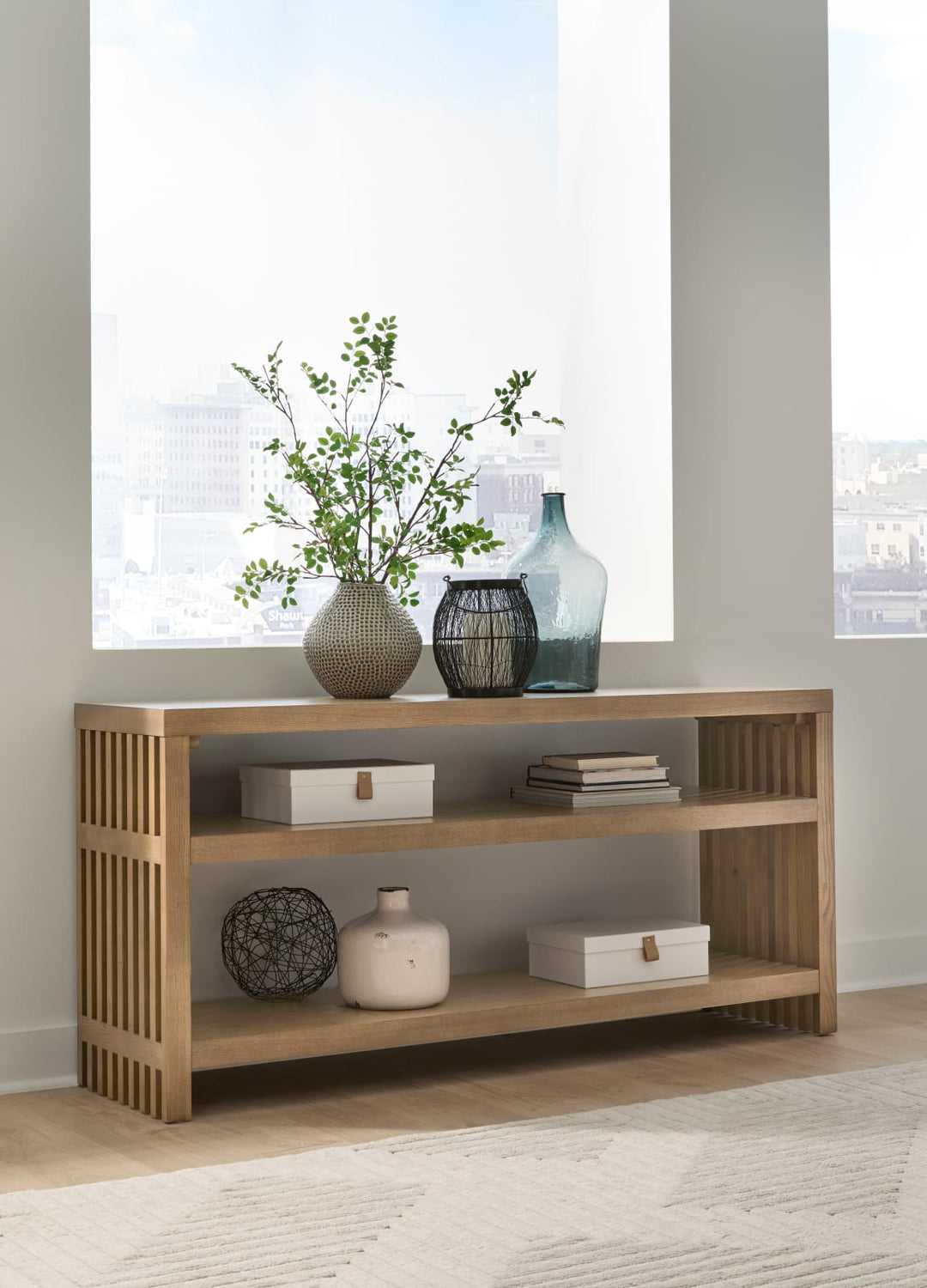 Tanner Console Table - Flaxen