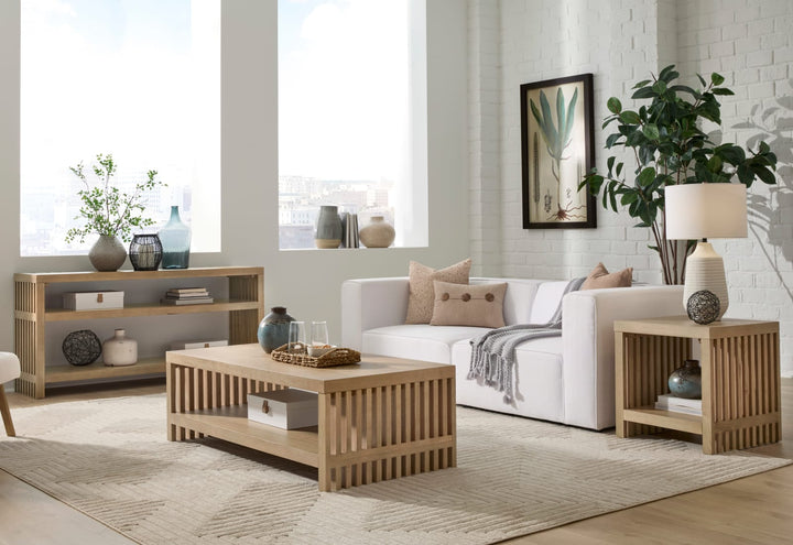Tanner Console Table - Flaxen – view 8